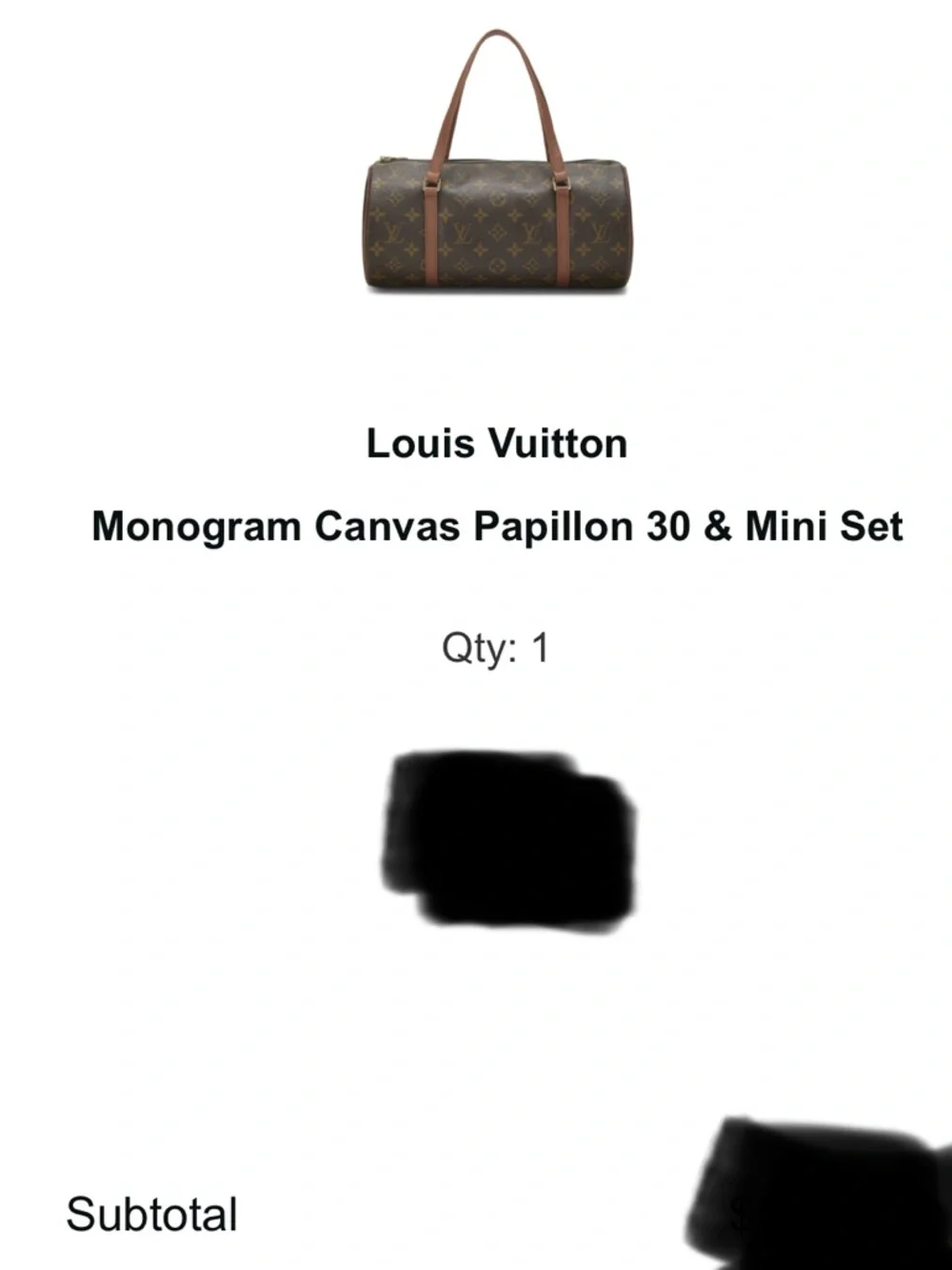 Louis Vuitton Mini Papillon - Picture 9 of 9